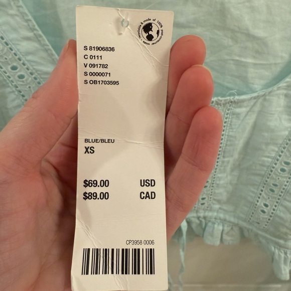 Kimchi Blue Summer Crop Top NWT - Picture 3 of 5